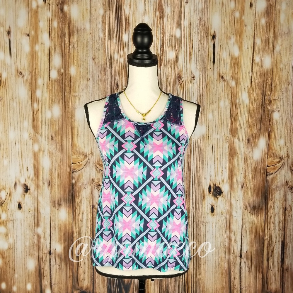 Arizona Jean Co. | Girls Tank w/ Crochet Backing